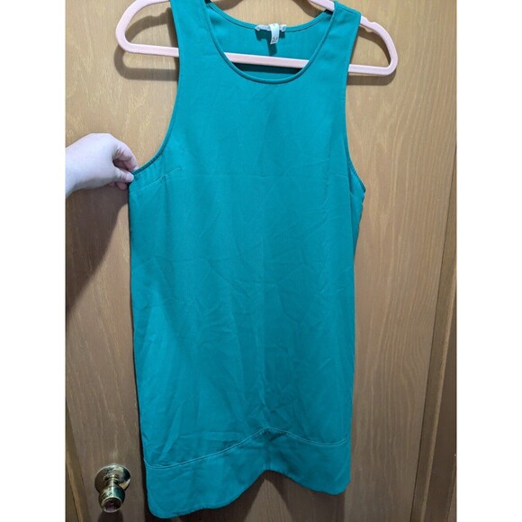 4/$12 Leith Medium Racerback Shift Mini Dress Green - Picture 2 of 7